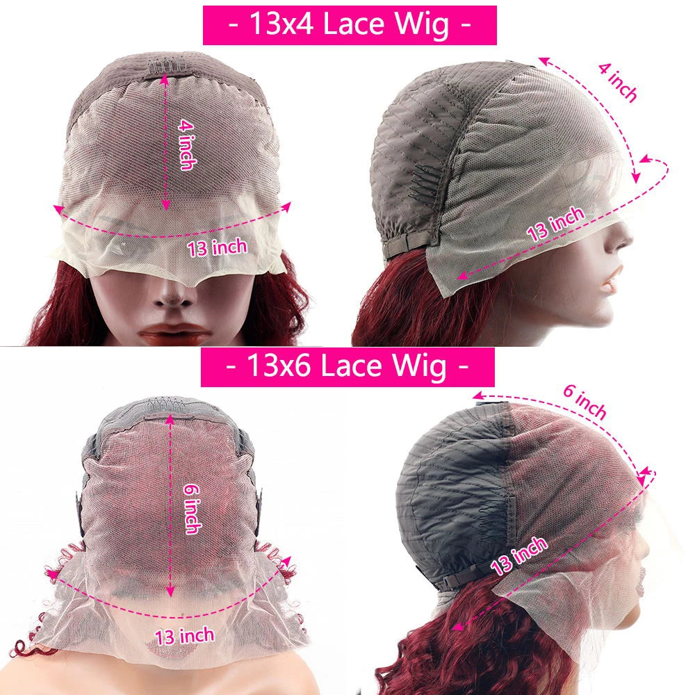 LaceLux Chocolate Brown HD Lace Wig – Body Wave Human Hair - LaceLuxWigs