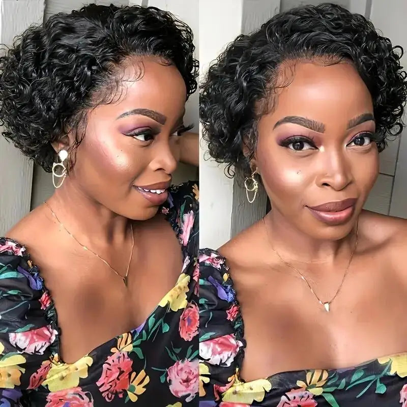 LaceLux Pixie Cut HD Lace Wig – Short Human Hair Bob