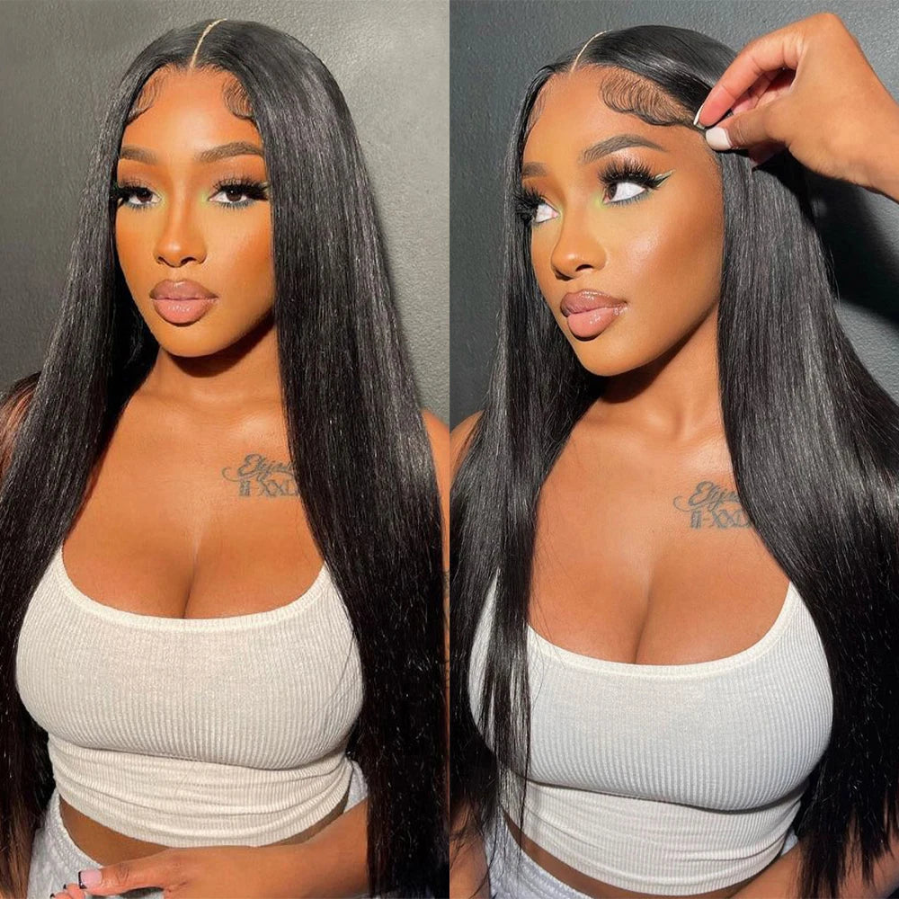 LaceLux Straight Hair Bundles – 100% Brazilian Human Hair (10A, 10–40 Inch)