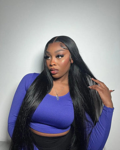 LaceLux HD Lace Wig – Ultra High Density 250%/300% Straight Human Hair