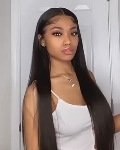 LaceLux Straight Hair Bundles – 100% Brazilian Human Hair (10A, 10–40 Inch)