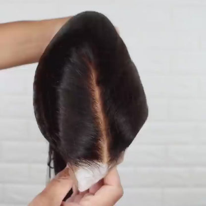 LaceLux Short Bob HD Lace Wig – Straight Human Hair
